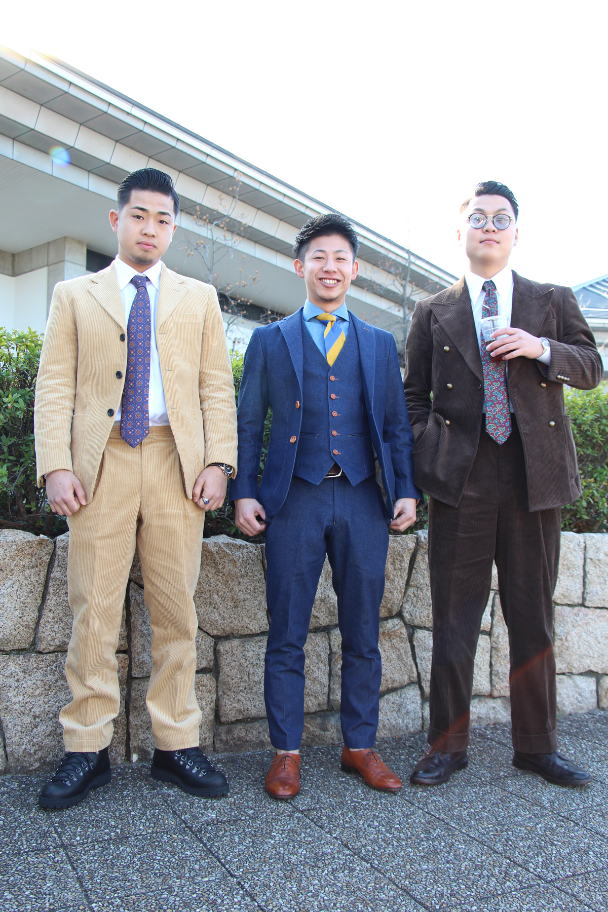 大阪ラグマでオシャレな成人式衣装はクラシック・オーダースーツ